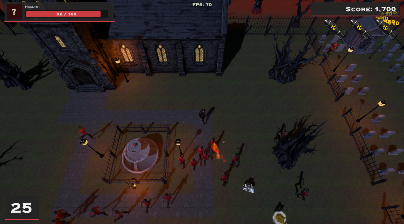 GrimShriek gameplay in a haunted graveyard